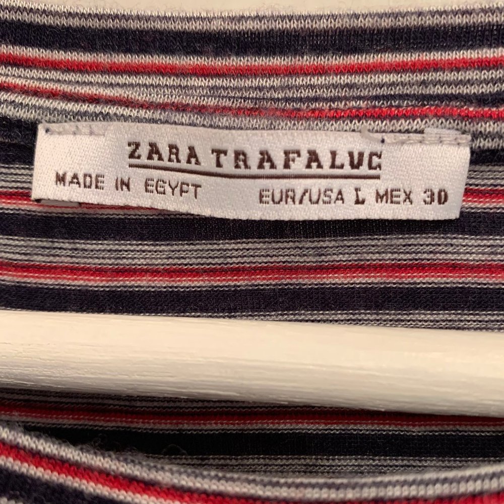 Zara Tarfaluc Stripped T Shirt - Picture 4 of 4